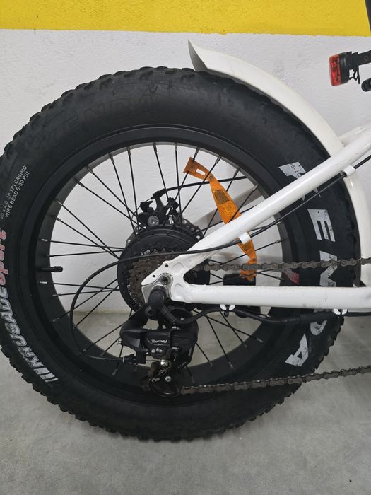 Bicicleta elétrica EcoXtrem Fat Bike 20” – bateria removível, autonomi