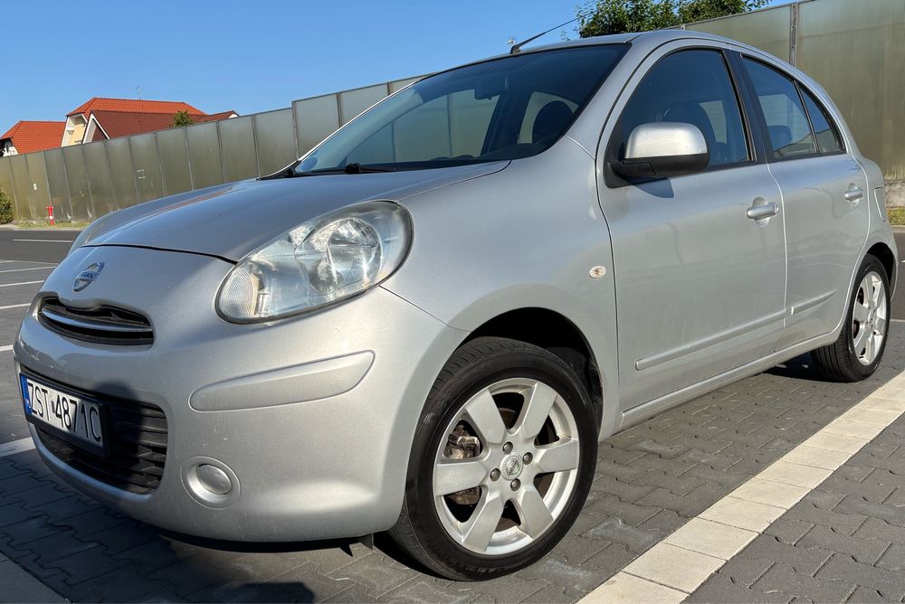 Nissan Micra model K-13 1,2 benzyna 80 km, tempomat, clima, 2011r,