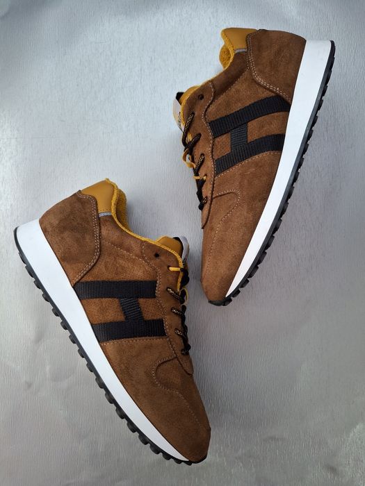 Кроссовки Hogan H86RUN Brown 
ОРИГИНАЛ Италия!
Отлично подход