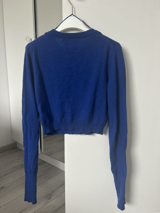 Sweter Zara granatowy