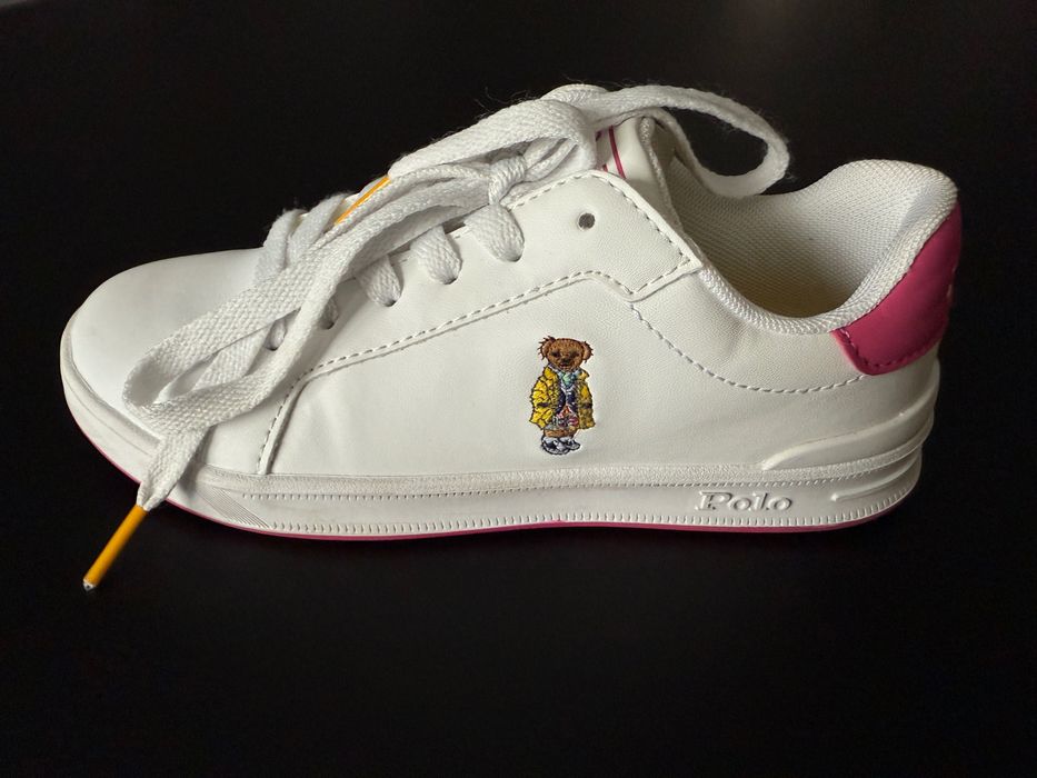 Dla dziewczynki piękne Polo Ralph Lauren trampki 32 21,5 cm