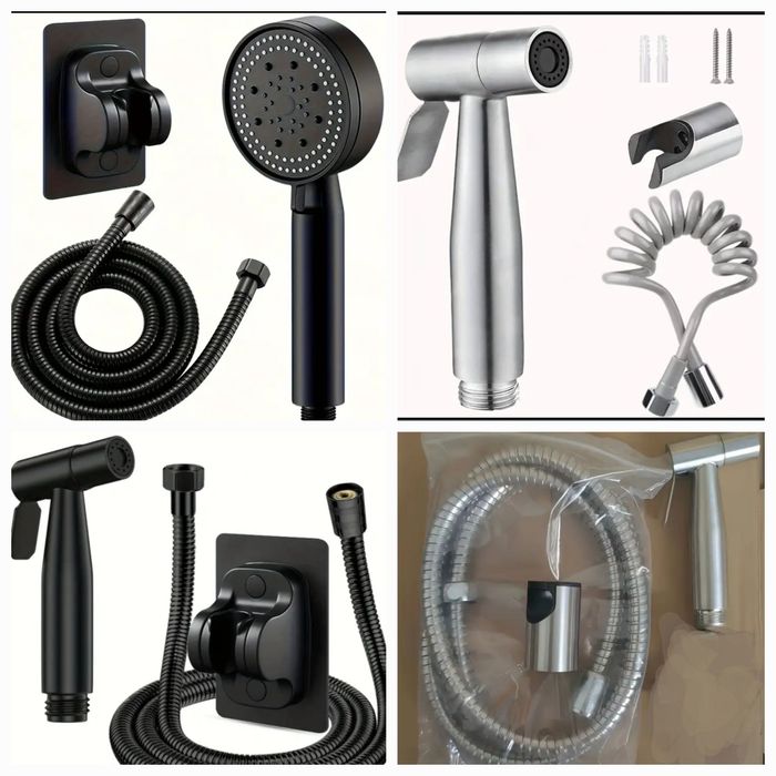 Комплект душу біде душ гігієничний (4види) лейка метал гигиеническая