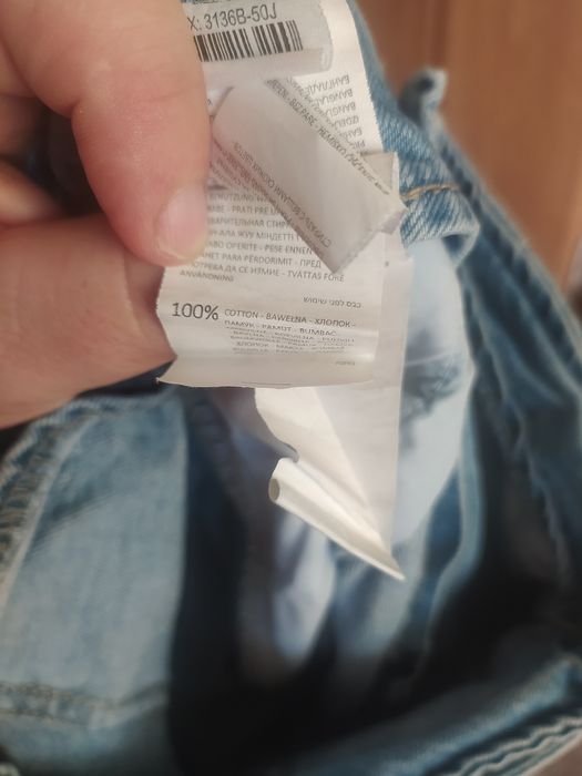 Spodnie jeansy dżinsowe 34 XS bawełniane do kostek Sinsay