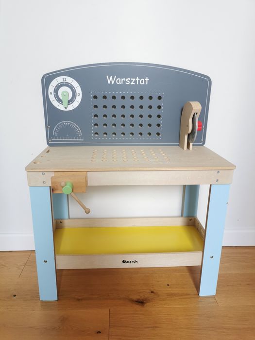 Drewniany warsztat narzędziowy dla dziecka Elefun