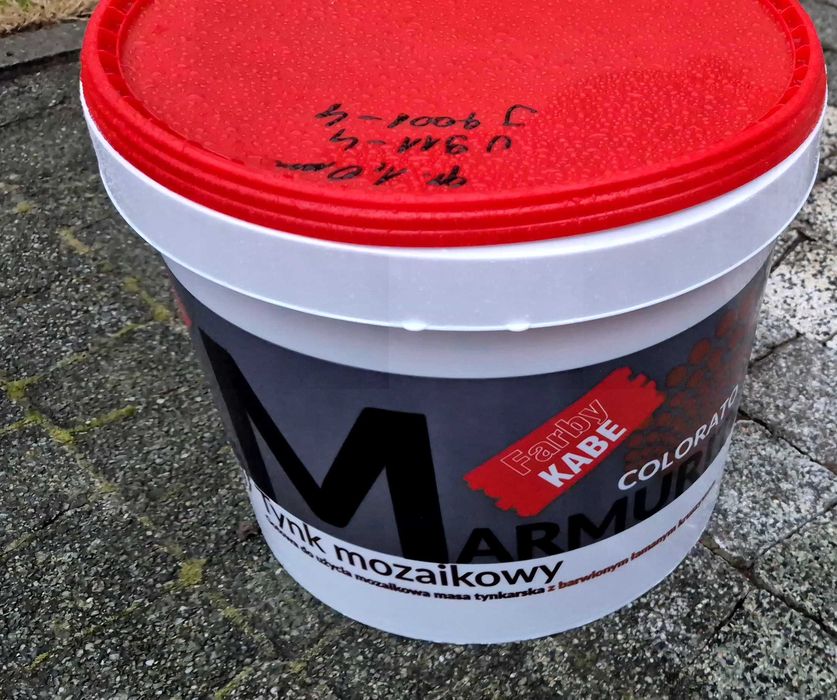 Tynk mozaikowy szary/ czerń / grafit