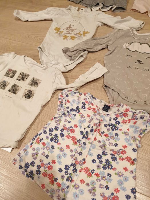 20szt. paka ubrań r. 80 dla dziewczynki, wiosna, Cool Club Baby Gap