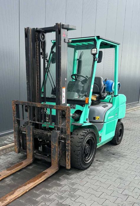 Wózek widłowy Mitsubishi FG35, 2018 r, niski przebieg, maszt standard.