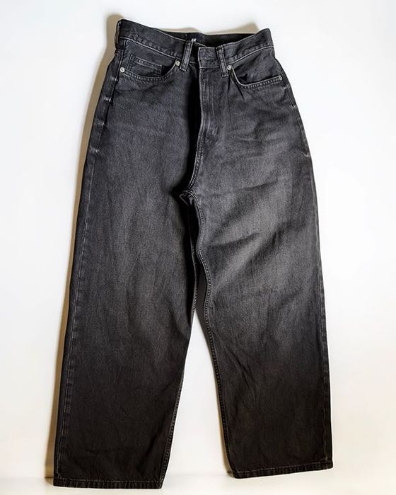 Calças de ganga H&M Baggy Fit Pretos – Corte Largo