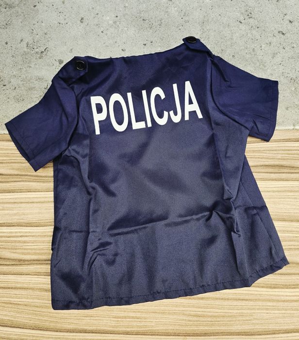 Strój przebranie dla dzieci Policjant Policja rozm L nowy