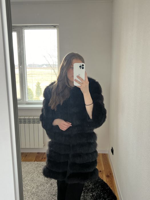 Шуба трансформер з песця