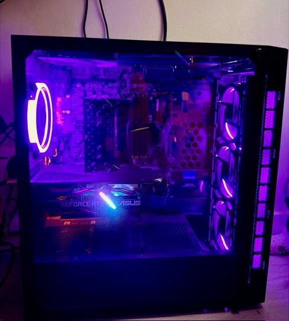 Komputer dla gracza Ryzen 5, RTX 2060 SUPER, DDR432Gb, SSD, monitor32"