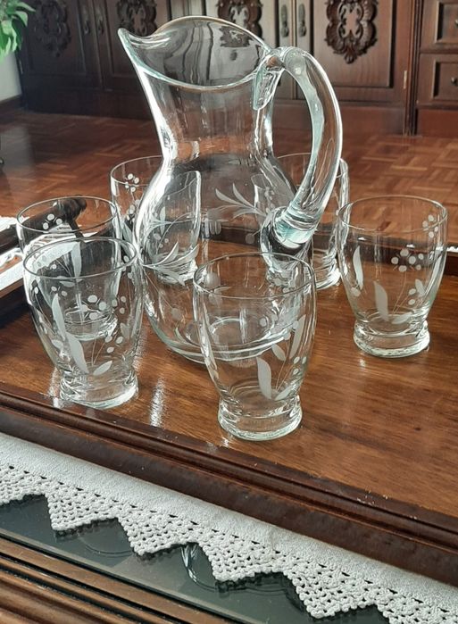 Conjunto Jarro e 6 copos