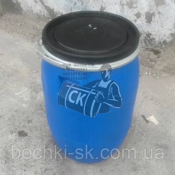 Пластикові 60 л бочки харчові $