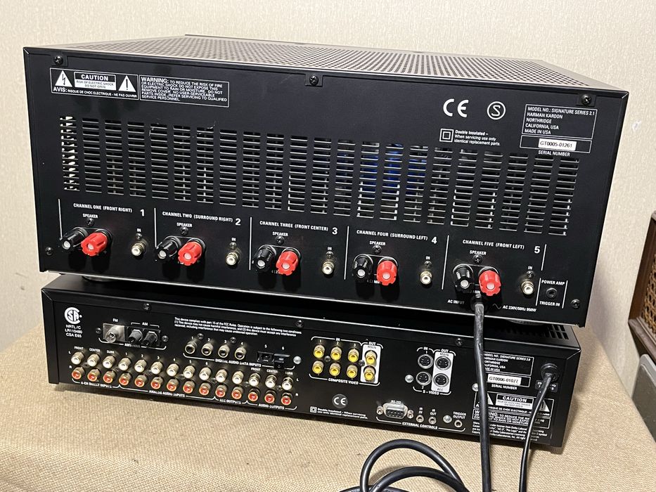 Топовый HI-END усилитель HARMAN/KARDON SIGNATURE 2.0 + 2.1 (30кг)