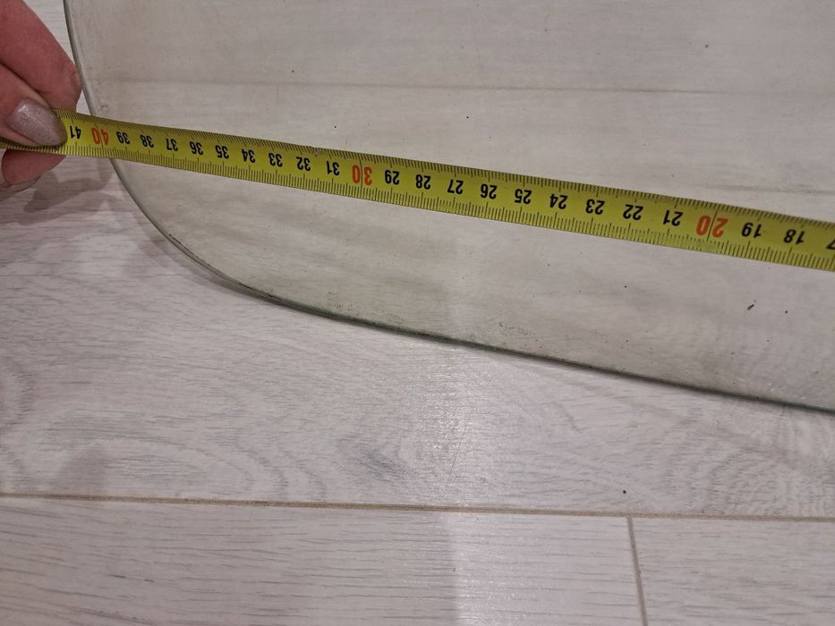 Скло для автобуса заднє вигнуте 43 на 163