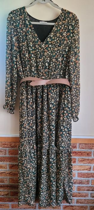 Sukienka maxi w kwiaty firmy Orsay
