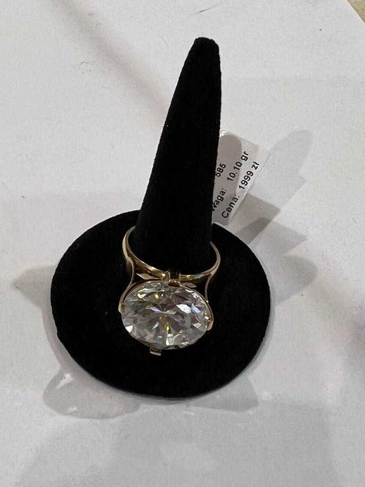 Złoty pierścionek pr585, 10.10gr, rozm 19/Komis Krzysiek