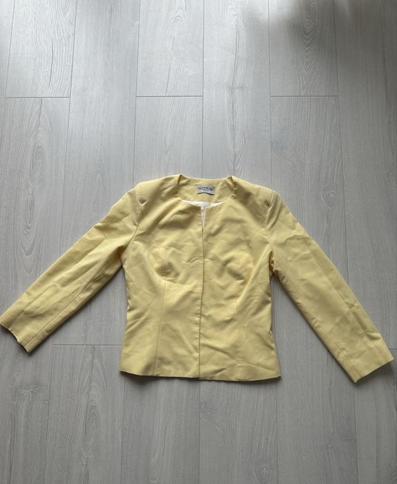 Marynarka żółta damska