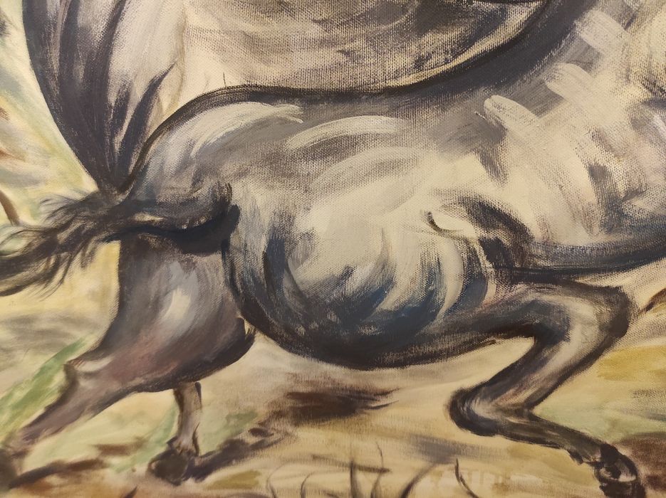 Pintura a óleo sobre tela