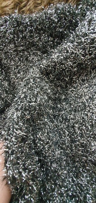 Sukienka srebrno czarna roz M