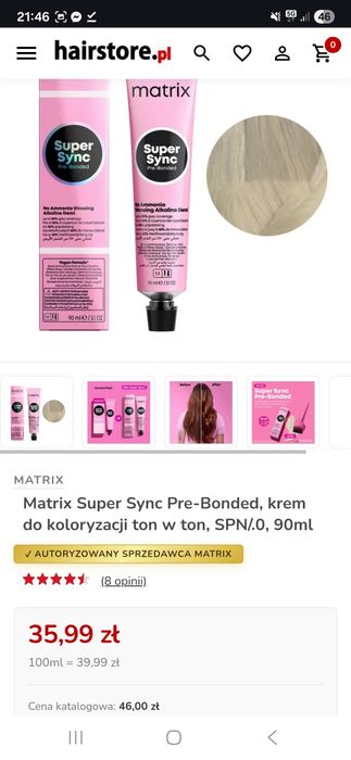Toner do blondu Matrix