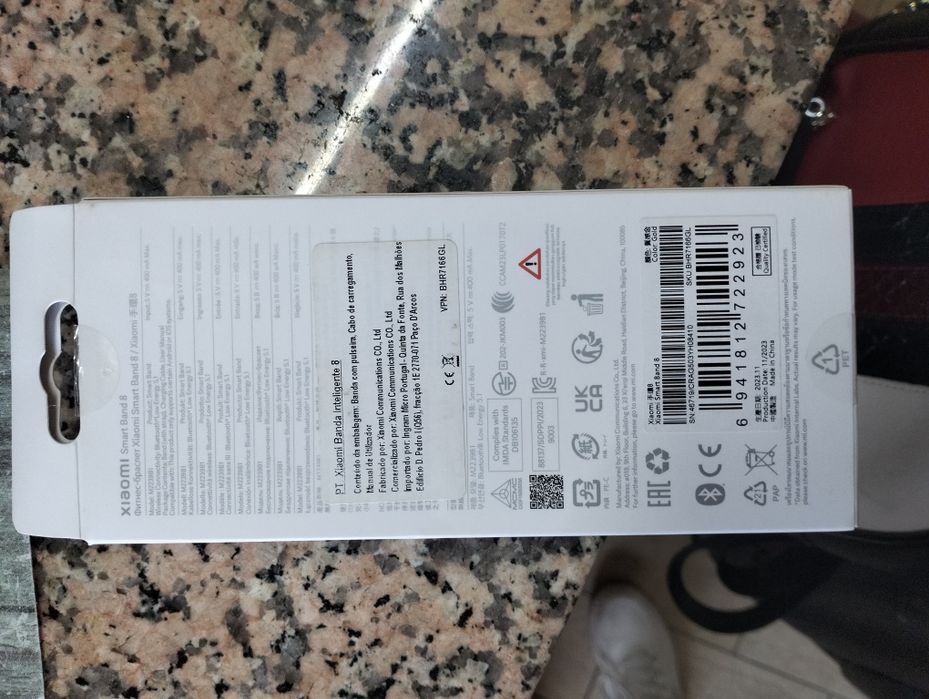 Relógio Xiaomi Smart band 8 como novo