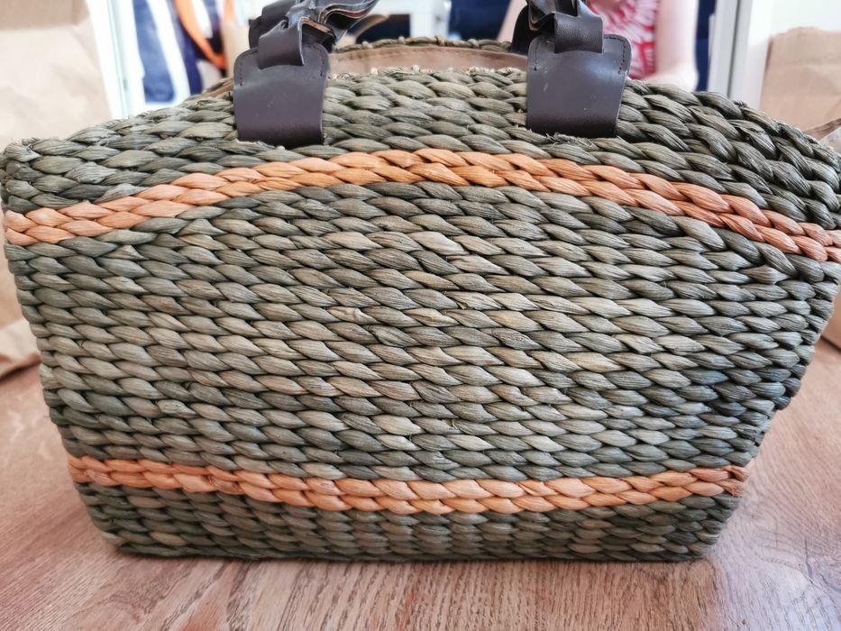 Torba słomkowa boho