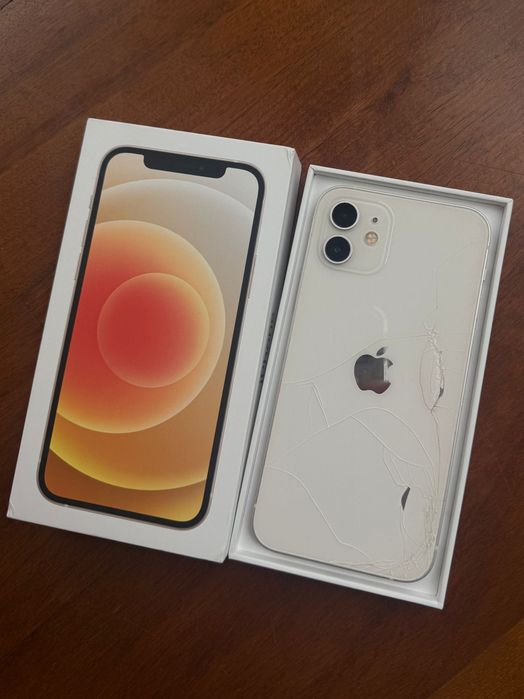 iPhone 12 – 128 GB | 100% funcional | Vidro traseiro partido