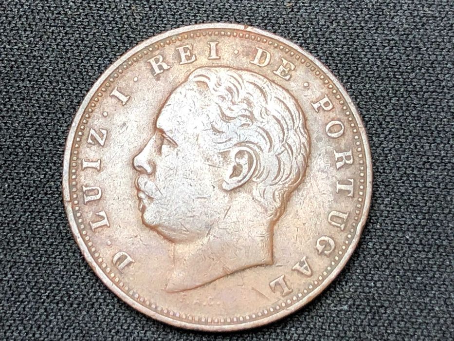 X Reis 1884 D. Luis I Bronze