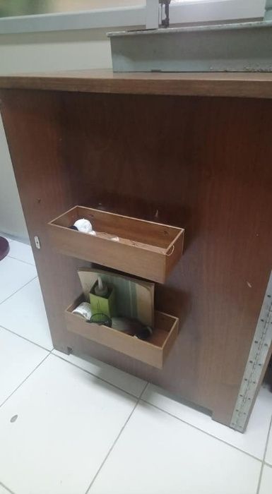 Móvel de maquina de costura, Excelente para exposição e Decoração, com
