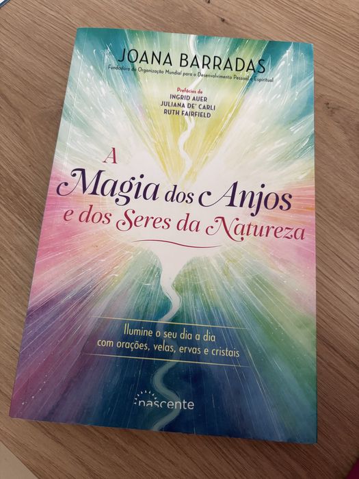 Livro a magia dos anjos e dos seres da natureza