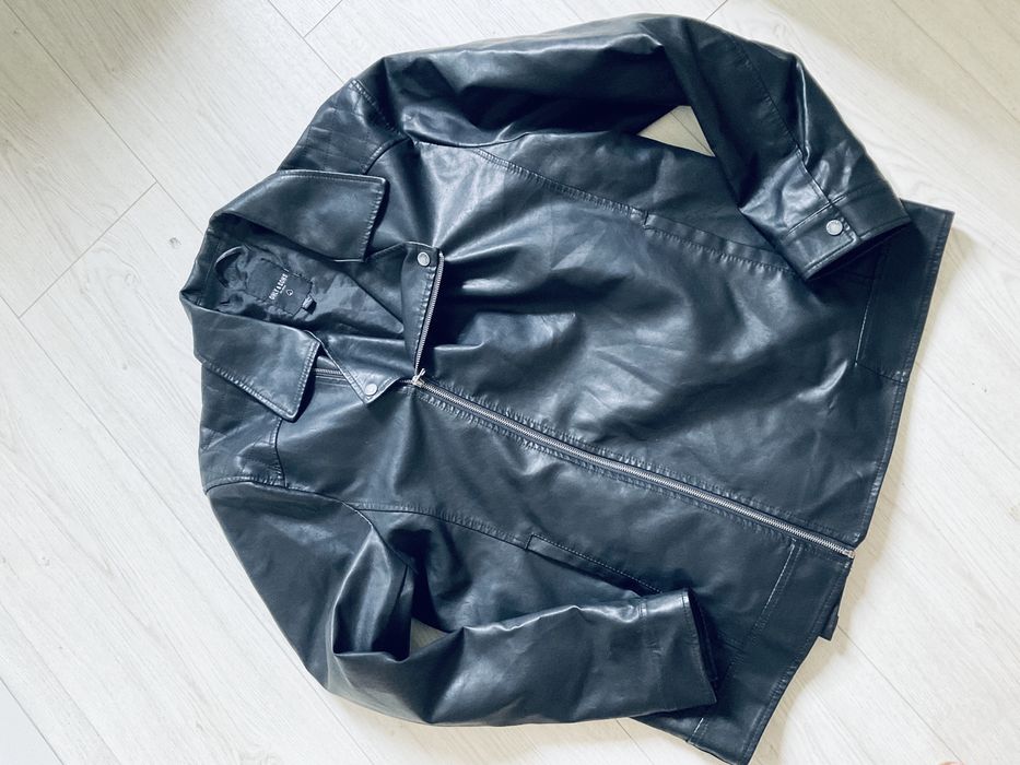 Ramoneska męska XXXL czarna Plus size