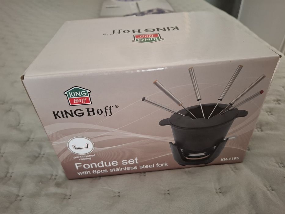 Zestaw do fondue Kinghoff - nówka nieśmigana