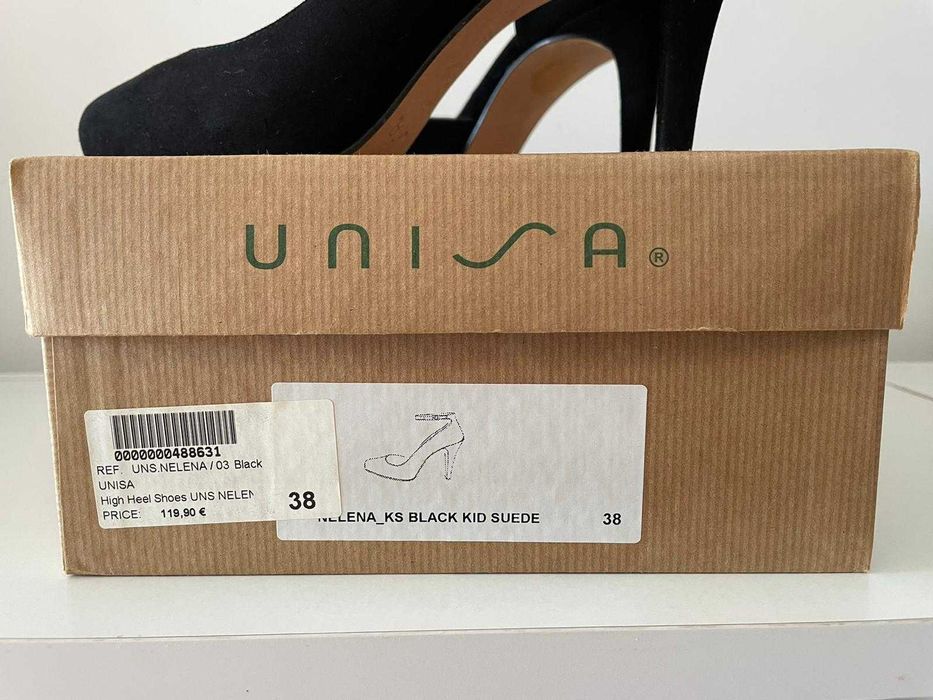 Sapatos 100% Pele Pretos