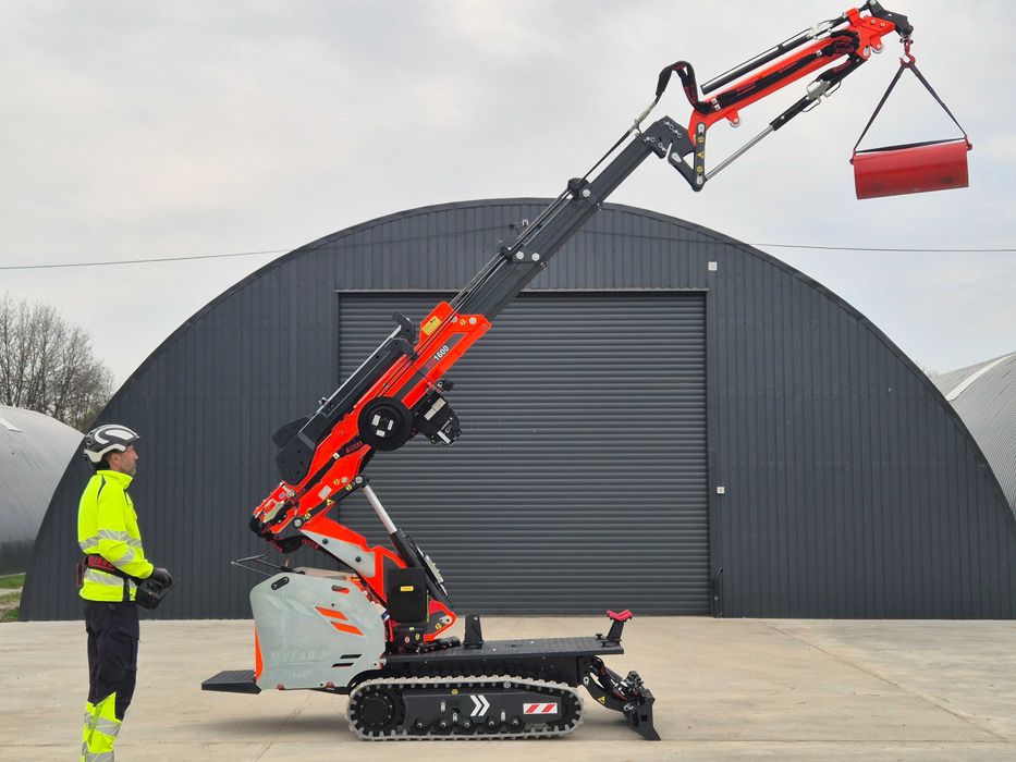 Mini Żuraw XM1600 z JiB hydraulicznym - PICK&CARRY 1250kg