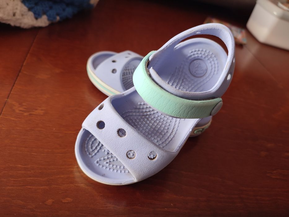 Sandały dziecięce crocs 22-23, C6 liliowe