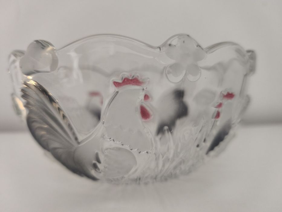 Miseczka szklana świąteczna Wielkanocna kury