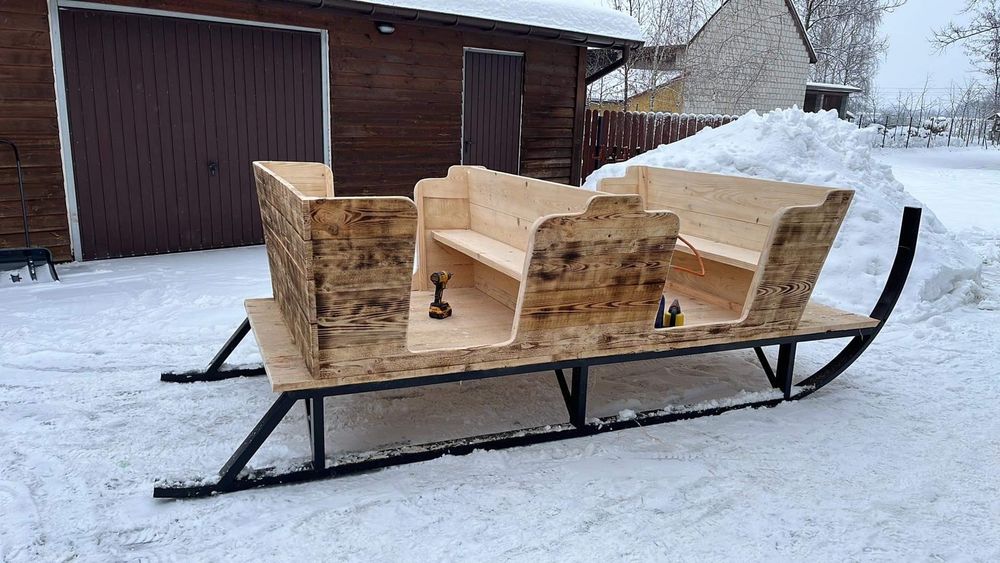 Duże sanie 12osobowe kulig Kamień • OLX.pl
