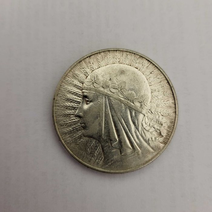 srebro próby 750 10 złotych