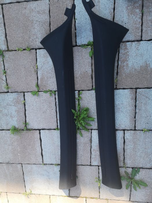 Bmw e46 osłony słupków A airbag m-pakiet czarne