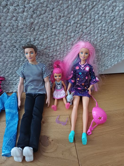 Domek dla lalek barbie + akcesoria
