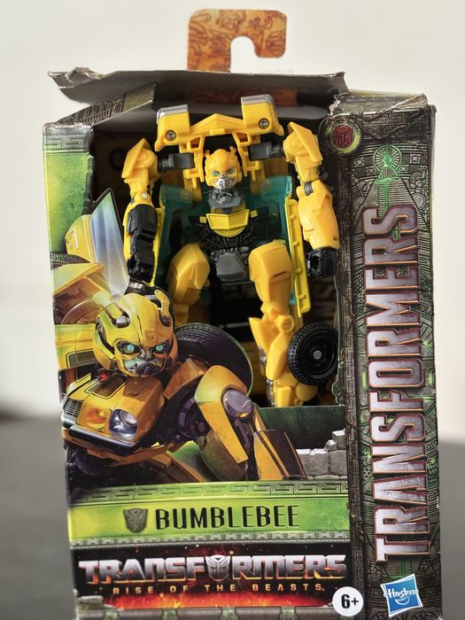Transformers Rise of the Beasts Bumblebee Deluxe Class (Hasbro F5489) nowa, uszkodzony karton