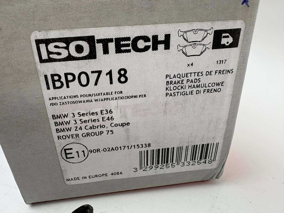 IsoTech klocki hamulcowe IBP0718 tył