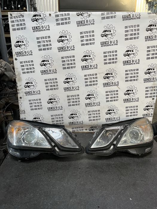 Фара передня права ліва мерседес е212, w212 єшка до рестайл