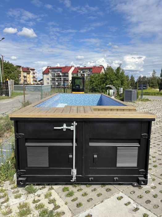 Basen kontenerowy mobi pools basen z kontenera morskiego mobilny