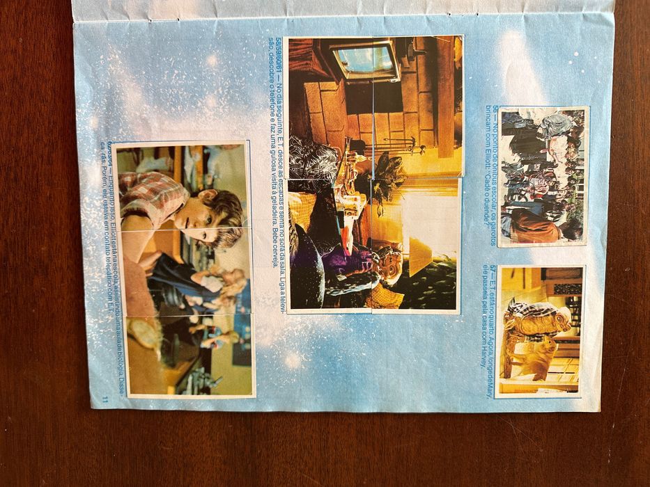 Caderneta de cromos E.T - Extraterrestre COMPLETA