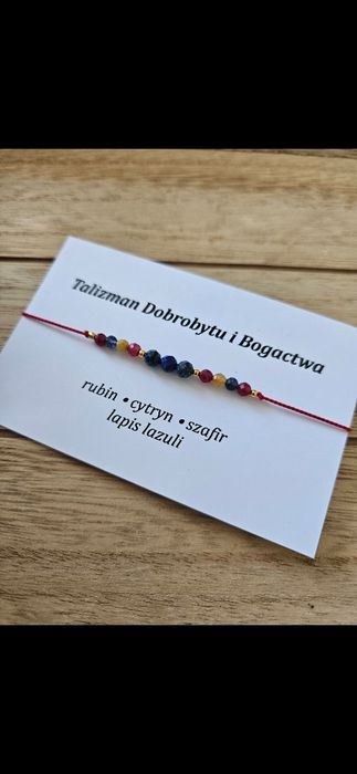 Bransoletka z kamieniami naturalnymi