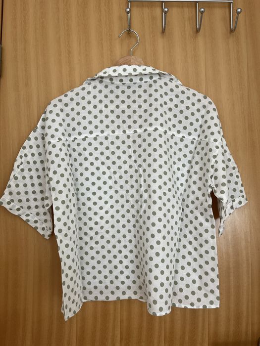 Camisa da Zara em linho e algodão