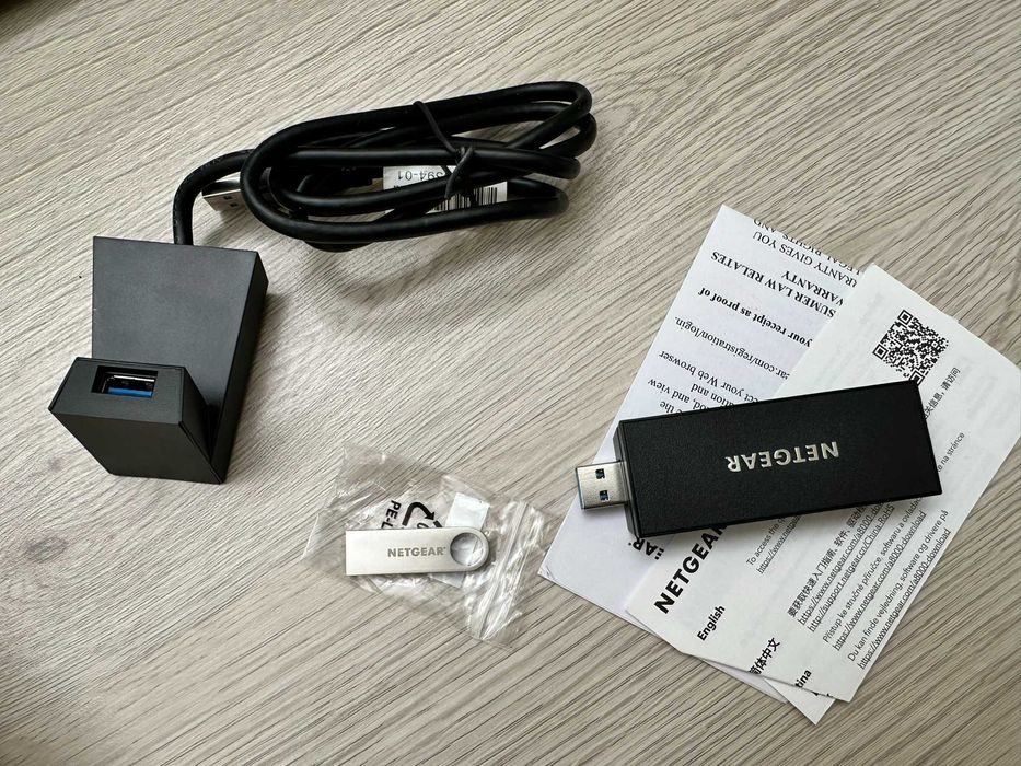 WiFi 6E USB 3.0 WiFi-адаптер NETGEAR A8000 Nighthawk AXE3000 Потужний