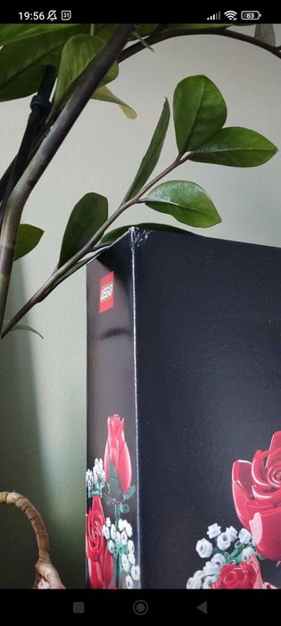 Bukiet kwiatów róż róże LEGO 10328 walentynki